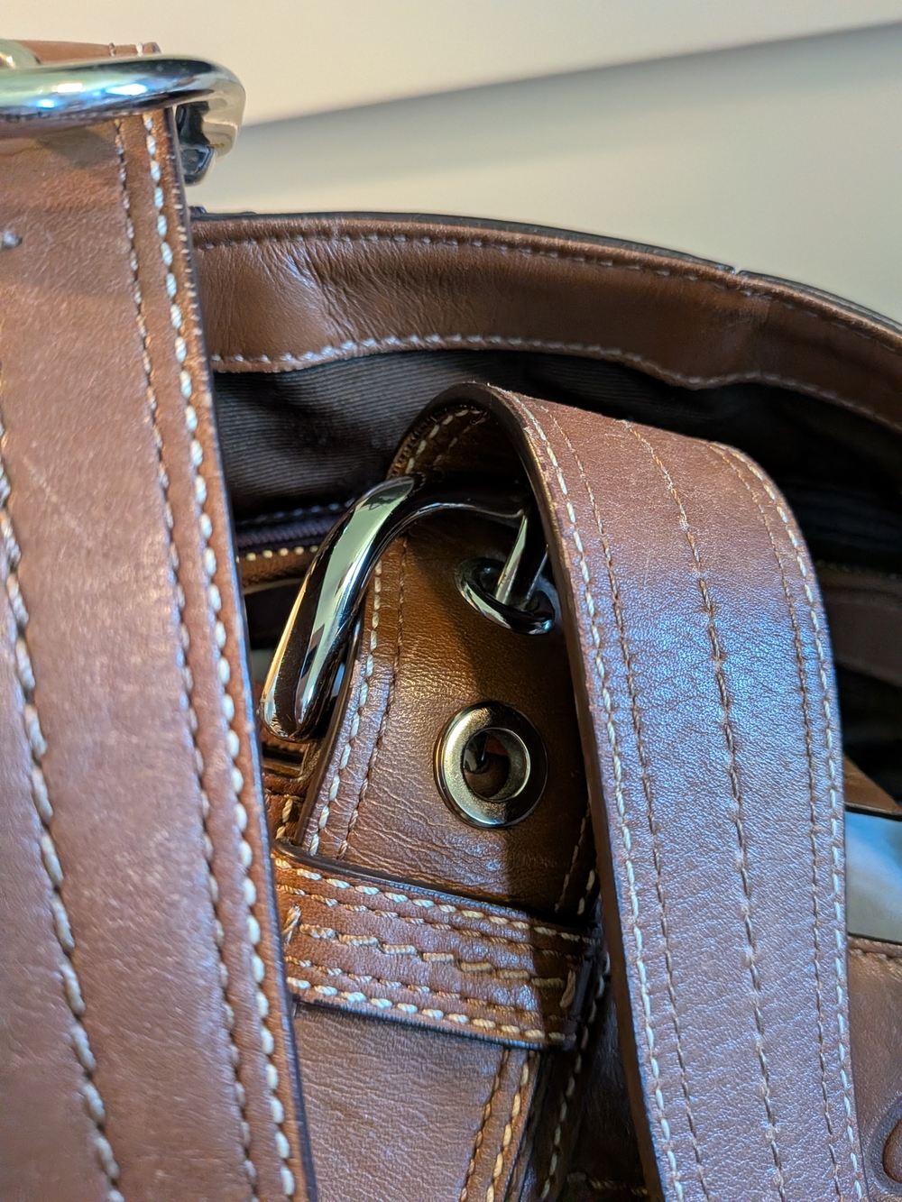 Coach Vintage Soho Pleated Signature Tote With Signature C Jacquard - Picture 4 of 8